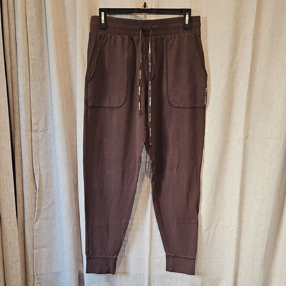 Pair Of Thieves Brown Wide Elastic Waist Joggers with Tapered Legs